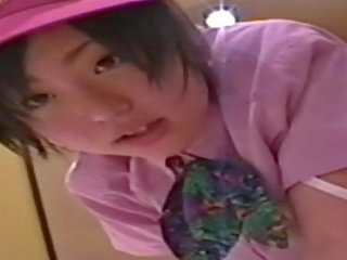Japanese schoolgirl ( 18) with McDonald's uniform 003