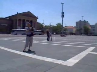 Must watch. Public sex video movie in central Budapest!