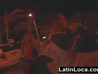 Chubby latin streetwalker picked up from the street and fucked hard