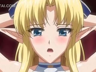 Extraordinary blonde anime fairy cunt banged hardcore