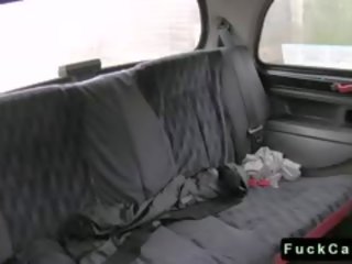 Blonde Fucked Through Hole In Pantyhose In Fake Taxi