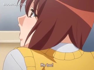 Uroczy anime szkoła córka smakujący i pieprzenie wał