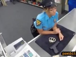 Security Officer Fucked At The Pawnshop