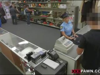 Security officer nailed in the backroom