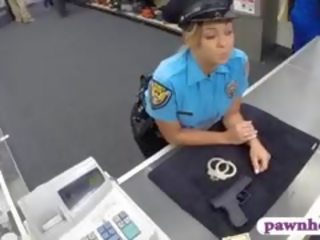 Huge Boobs Security Officer Pounded At The Pawnshop