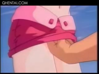 Redhead Hentai x rated video Slave Gets Snatch And Boobs Toyed