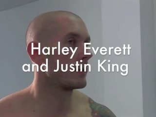 Harley everett এবং justin রাজা