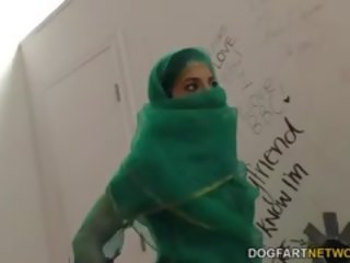 Nadia Ali Having Fun With Black dick In A Gloryhole