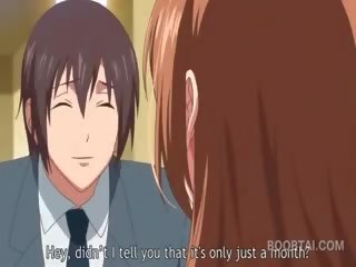 Vöröshajú anime iskola guminő elcsábítani neki csinos tanár
