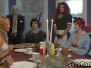Crazy Redhead Maid Blows A Filthy Old Butlers pecker