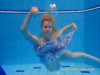 Perky Lucie Is Stripping Underwater